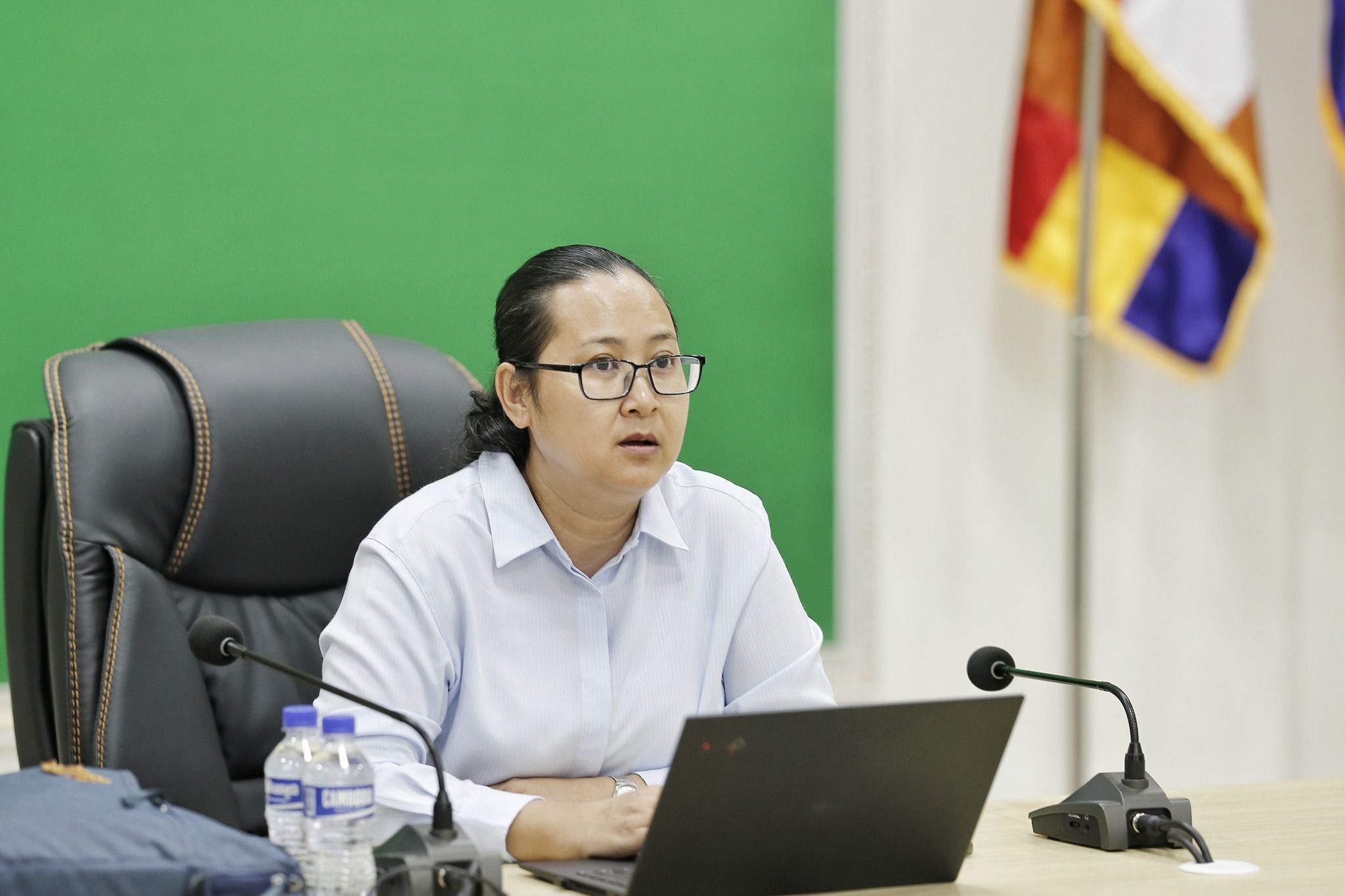 កិច្ចប្រជុំស្តីពី "​ការពិនិត្យ​វឌ្ឍនភាព​ការងារ និងផែនការបន្ត​របស់​អង្គភាពក្រោមចំណុះ​អគ្គនាយកដ្ឋាន​ និងវិក្រឹតការ​"  - Image 1